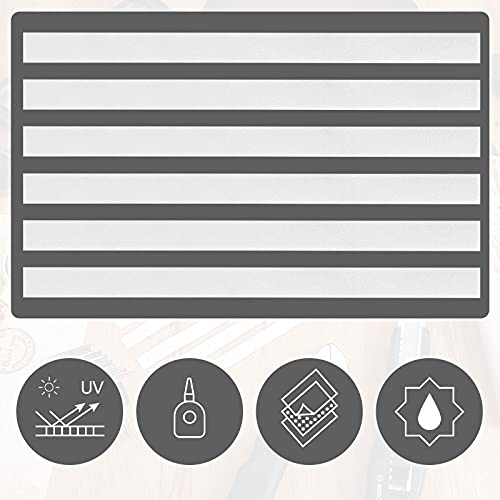 Sinmoe 20 Pieces Reflective Tape Tachometer Tapes Strips for Optical and Laser Reflective Sticker for Non-Contact Digital Photo Tachometers Accessories Optical and Laser Tach RPM