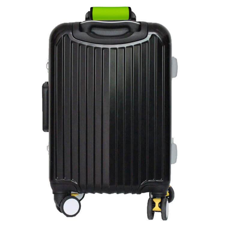 Image of Neoprene Luggage Handle Wraps for Traveling Bright Color Luggage Tags|Handle Wraps|Handle Covers (Limegreen)