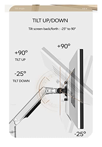 Brazo mecánico de pared para monitor de 15 a 32 pulgadas ideal para teletrabajo 7