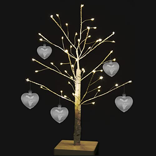 12 Pcs Fillable Glass Heart Ornaments For Crafts 60Mm/2.36" For Diy Clear Ornaments For Valentines Day Tree Decoration #TOP1