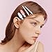 40 Pcs Hair Clips Women Styling, Alligator Metal Hair Clips, Hair Pin Curl Rollers Clips, 34 Pcs 3.5