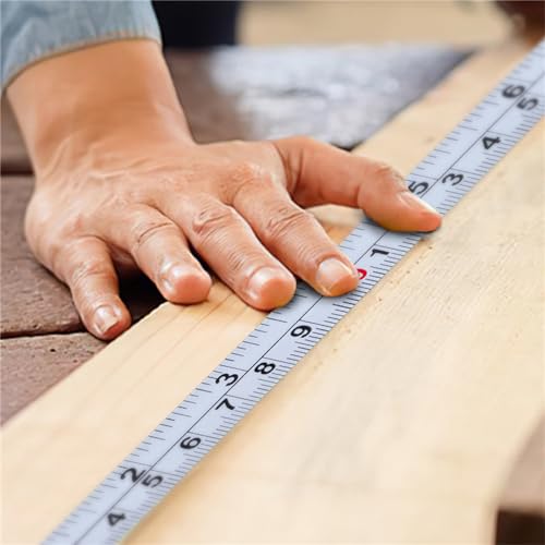 Cinta métrica adhesiva 1m de acero inoxidable miniatura 5