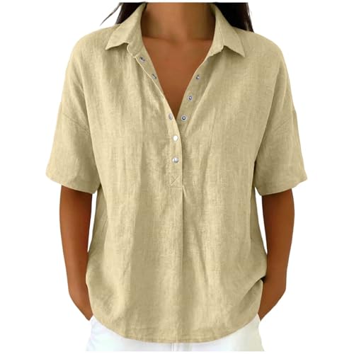 70% Off Women's Cotton Linen Shirts - Use Code F57T6QDD - Image 2