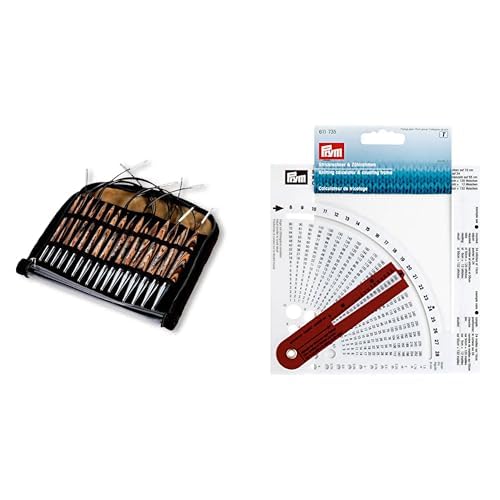 Aiguilles circulaires Natural et calculatrice de tricot pour ne plus rater vos mesures