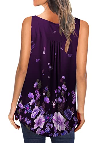 Ulovmi Plus Size Tank Top for Women Sleeveless Tunic Tops to Wear with Leggings3