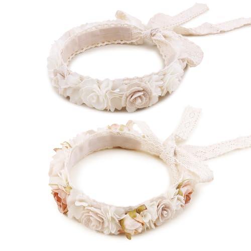 BFNAAgirl Hairband, New Model Children Girl Lace Flower Headbands, 2pcs Hair Accessories, Gift for Children