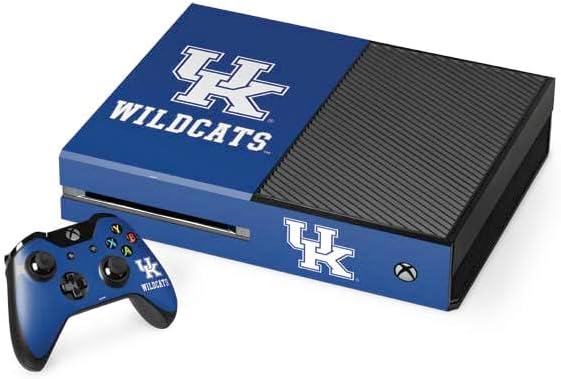Skinit Decal Gaming Skin Compatible with Xbox One Console and Controller Bundle - Officially Licensed University of Kentucky UK Wildcats Design