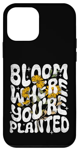 Bloom Where You Are Plated ���R�̈��p�� �� ���`�x�[�V�����A�b�v �X�}�z�P�[�X iPhone 12 mini �p