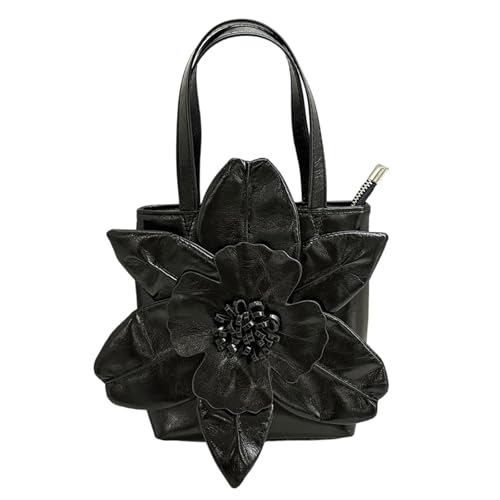 [QMQJIA] Elegant French Floral Embossed Bucket Bag for Weddings Evening Parties Fashion Handbag Casual Dinner Bag Party Purse El