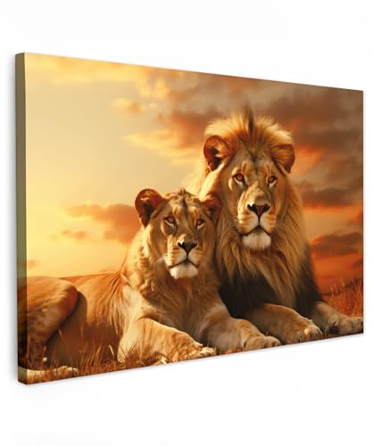 MuchoWow© Leinwandbild Groß 120x80 cm XXL Dekoration Wohnzimmer Bilder...