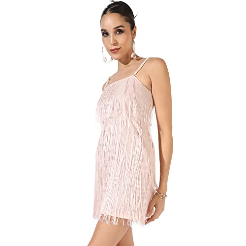 Image of PINACOLADA Women's Solid Dress for Casual Wear | Regular Sleeve | Quality Stretchable Fabric | Dress Crafted with Enhanced Stretch and Comfort Fit for Everyday Wear