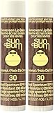Sun Bum SPF 30 Sunscreen Lip Balm | Vegan and Cruelty Free Broad Spectrum UVA/UVB Lip Care with Aloe and Vitamin E for Moisturized Lips | Coconut Flavor |.15 oz (Pack of 2)