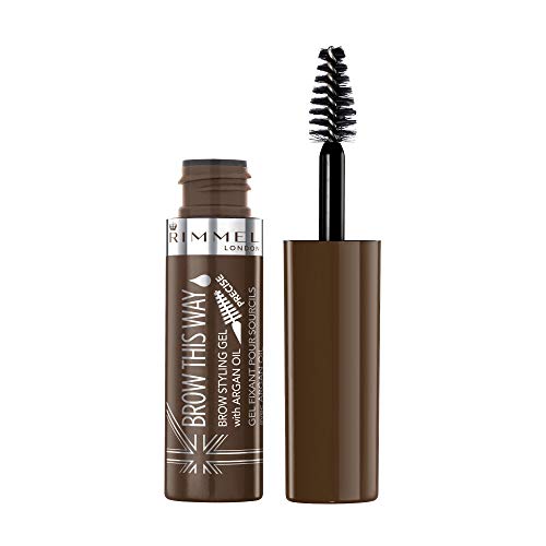 Rimmel Brow This Way Lightweight Gel, Medium Brown, 0.17 Fluid Ounce