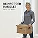Bankers Box Classic Moving Box 10 Pack Kit, Reinforced Handles, Tape-Free Assembly, Box with Lid, 2 Small 6 Medium and 2 Large Boxes (7716801)
