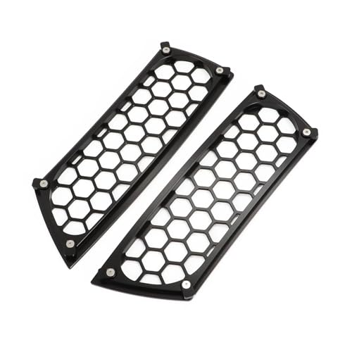 Hood Heat Extractor Vents Grill Aluminum Compatible with Ford 2003-2004 SVT Cobra Mustang