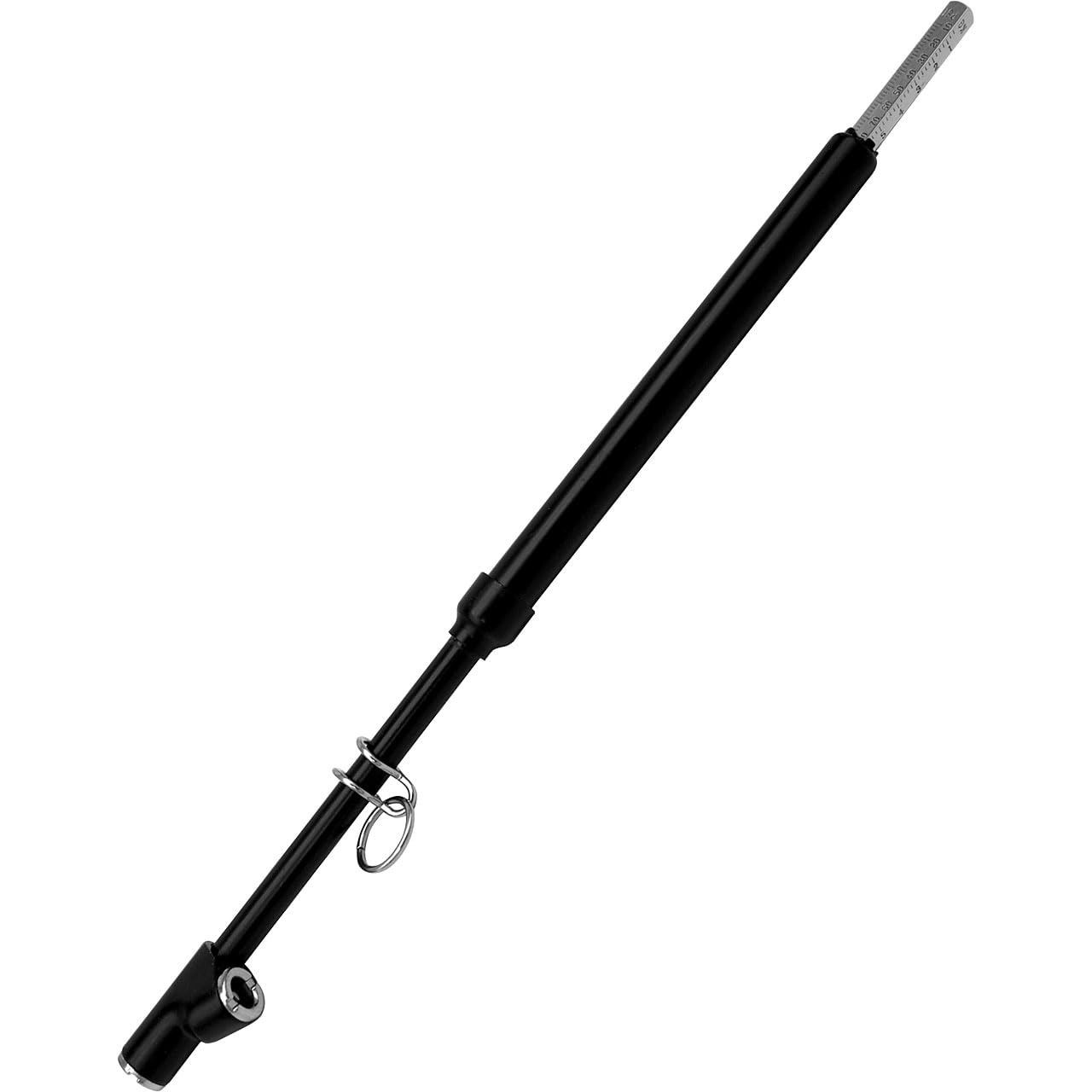 Tire Pressure Gauge, Dual Chuck Design, All Metal Construction, Four-Sided, Chrome-Plated, Steel Read-Out Scale 10-150 PSI