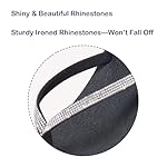 Ampeo Women's Wedge Sandals Rhinestone Thong Platform Flip Flops