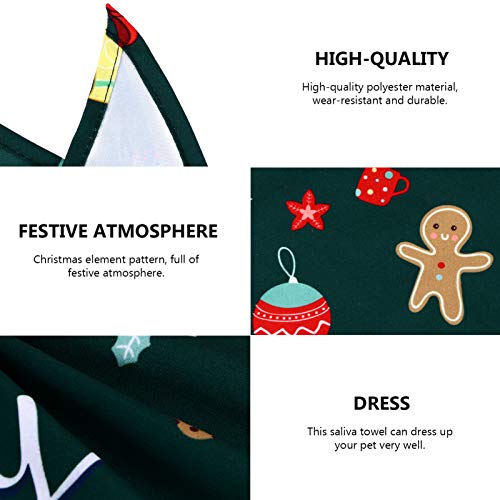 KESYOO Cachorrinho Cachorrinho TriÃ¢ngulo Babadores AcessÃ³rios para Cachorros Pequenos MÃ©dios Gran