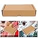 NUOBESTY 15pcs Corrugated Board Packaging Boxes 16.5x9.5x3.5cm Shipping Boxes for Mailing Moving Storage Industrial Use