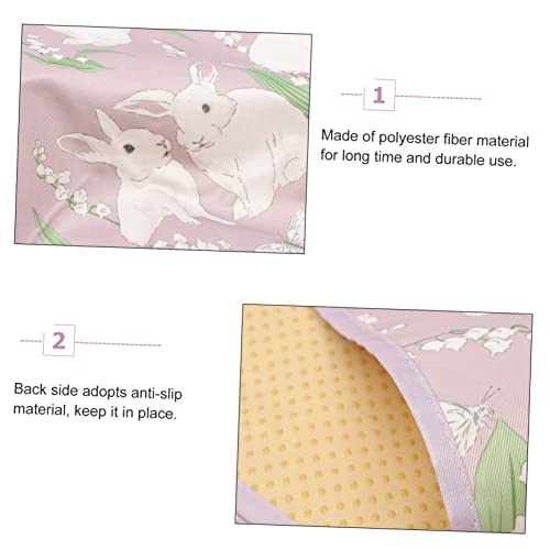 FUNOMOCYA Anti-Mat Voor Eetkamerstoel Tafelmat Voor Peuters Splash Pad Placemat Mat Onder Hoge Stoel Hoge Stoel Mat Hoge Stoel Mat Wasbaar Polyester Voedsel - Afbeelding 5