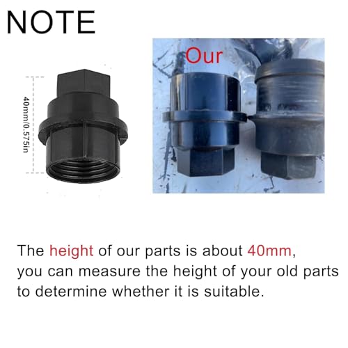 Image of SecosAutoparts 24pc Wheel Lug Nut Cap Covers, M27x2.0, Length 39.4mm, Fit for Chevy Fit for GMC Fit for Cadillac C1500 C2500 C3500# 15646250 Bolt Caps for Wheel Lug Nuts Full Size