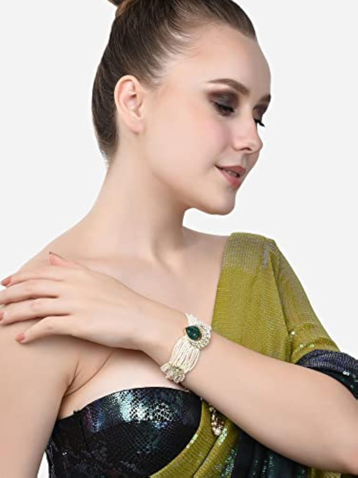 Ethnic Kundan Bracelet for Women