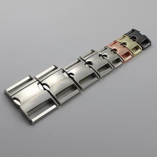 FOULA Metal 10 mm 15 mm 20 mm 25 mm boczne zwalnianie zakrzywiona klamra do bransoletki Paracord pies kot obroża klamry DIY akcesoria