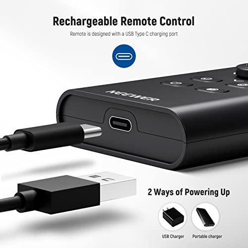 Neewer Upgraded 2.4G Remote Control For Motorized Camera Slider, Support Video Mode, Time Lapse Photography For Carbon Fiber Dolly Rail Slider Neewer Vs-80Wc/100Wc, Er1-120/100/80 （Rt-08） #TOP5