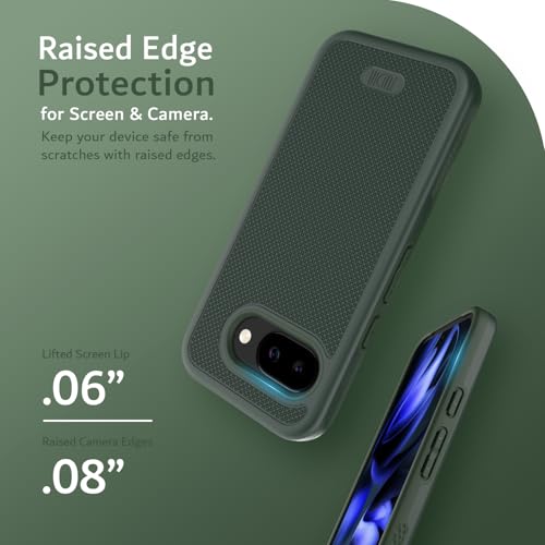 Image of TUDIA MergeGrip Magsafe Compatible for Google Pixel 9a Case - Pine Green