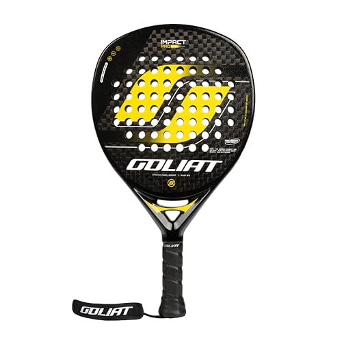 GOLIAT Pala de Pádel Impact 23 - Pala de Potencia, Carbono 12K, para Hombre y Mujer 360-365 gr
