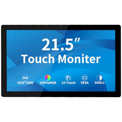 Image of 21.5 inch Touch Screen Monitor for PC, POS, Small Business