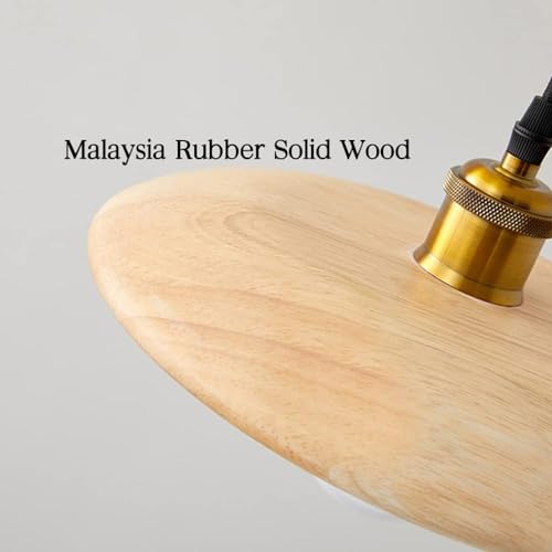 Lámpara colgante de madera estilo vintage para crear un ambiente acogedor en tu isla de cocina 7