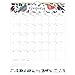 Cabbrix 2019-2020 Academic Year Monthly Wall Calendar, Wirebound, Vertical, 17 x 12 Inches, Thick Paper Perfect for Organizing and Planning