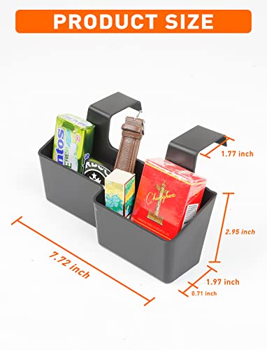 Savadicar Upgraded Version Jk Center Console Hanging Storage Box, Armrest Organizer Tray For 2011-2018 Jeep Wrangler Jk Jku 2/4 Door, Interior Accessories, Patented Design, Black, 1 Pcs #TOP5
