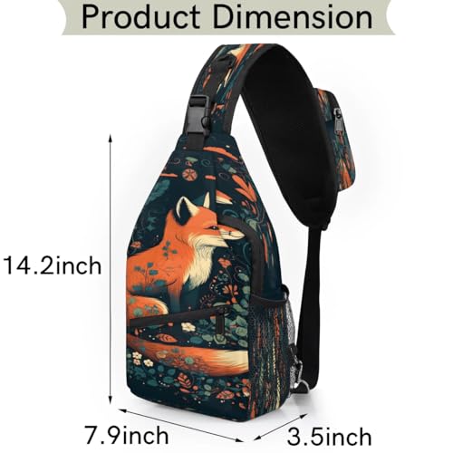 Bolso cruzado unisex para viaje y senderismo miniatura 2