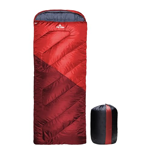 Image of Teton Celsius Regular, 25F, 20F, 0F Degree Sleeping Bags, All Weather Bag for Adults and Kids, Camping Made Easy and Warm, Travel Sack Included