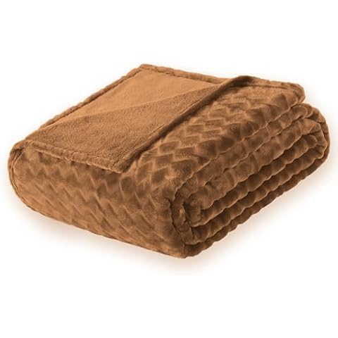 PLEASANT BOULEVARD Wave Pattern Throw Blanket Cover