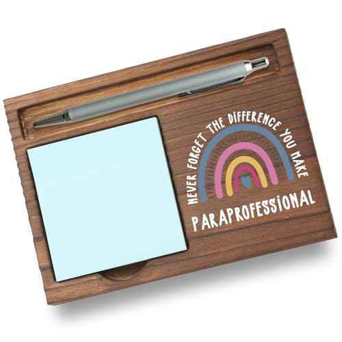Paraprofessional Gifts Sticky Note Holder, Thank You Gift for Tea...