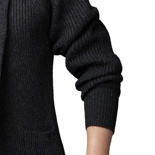 Men's Lapel Cardigan Sweater Men Loose Casual Sweater Men's Solid Thick Knit Cardigan3