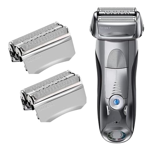 70S Series 7 Replacement Head compatible with Braun Series 7 Foil Shaver Replacement Heads for Series 7 Replacement Blades 70s 790CC, 720, 750CC, 760CC,9565 Foil Shaver,2Pack