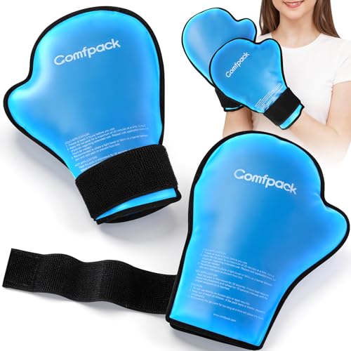 Comfpack Hand Ice Pack Gloves for Pain Relief...