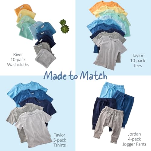Image of Butterblu Taylor 5-Pack Short Sleeve T-Shirts 100% Organic Cotton