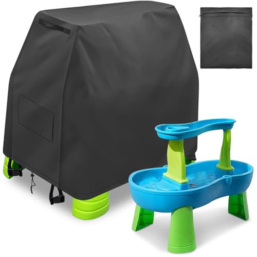 Image of Intoypad Kids Water Table Cover for Step2 Rain Showers Water Table Accessories, Outdoor Toys Waterproof Sunshade Dust Cover for Toddlers 1-3 Outdside Step 2 Watertable Toys for Kids Ages 3-5