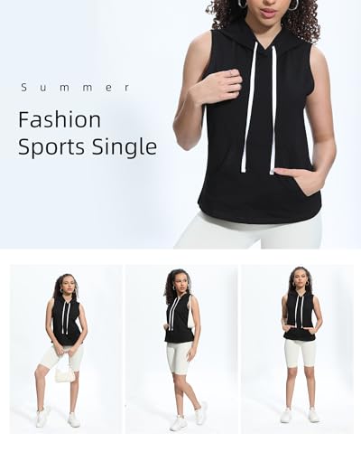 Xeoxarel Women's Sleeveless Vest Hoodies Tank Top (S-XL)4