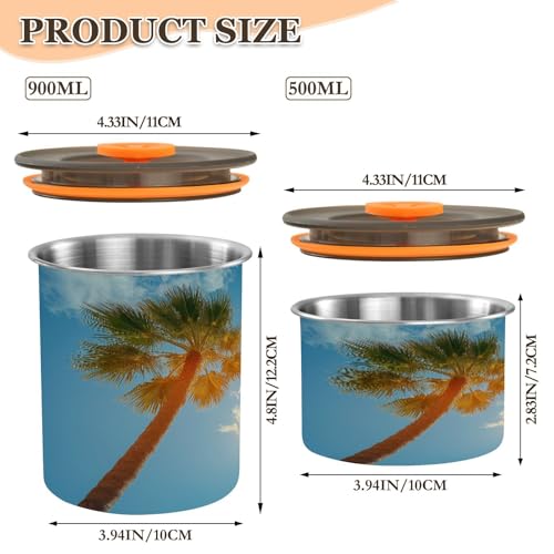 Contenedor para café hermético acero inoxidable 17oz miniatura 2