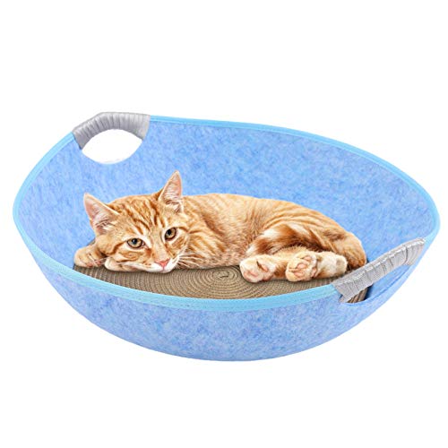 Resistente à sujeira, durável, forte e resistente para gatos, pano de feltro, ninho para animais de