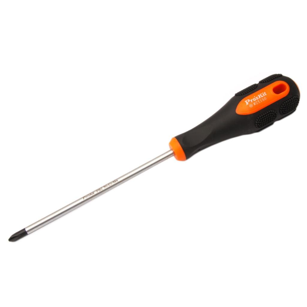 Proskit 9SD-213B, Pro-Soft Screwdriver(+#2 6x150mm) (Pack of 1)