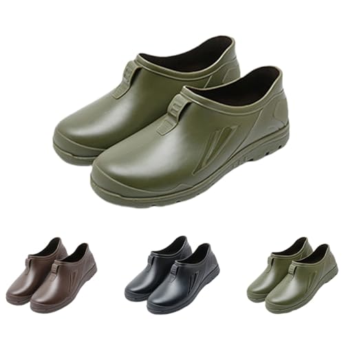 Chaussures De Jardin Femme - Sabots Caoutchouc Imperméables Antidérapants - Légères, Faciles à Nettoyer - Pour Potager, Cuisine, Extérieur