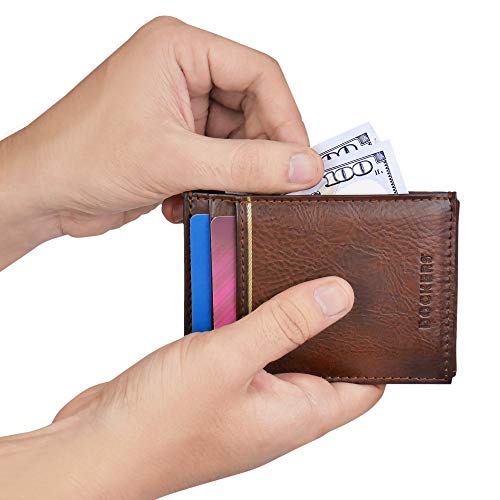 Dockers Men's RFID Slim Minimalist Front Pocket Wallet4