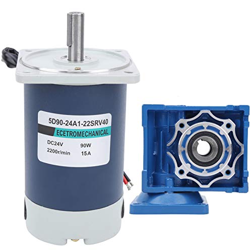 Motor de engranaje CC 90W 24V con reductor helicoidal de acero inoxidable